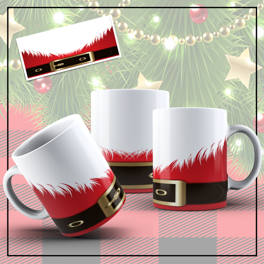 Santa Belt Mug | Myles Print