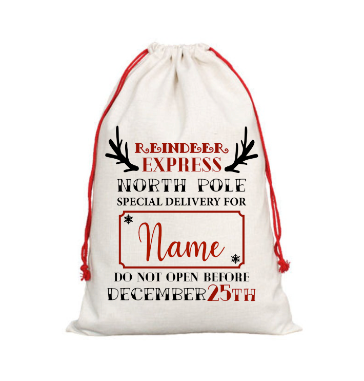 Custom Santa Sack Large | Myles Print