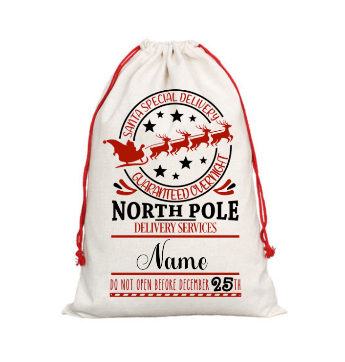Custom Santa Sack Large | Myles Print