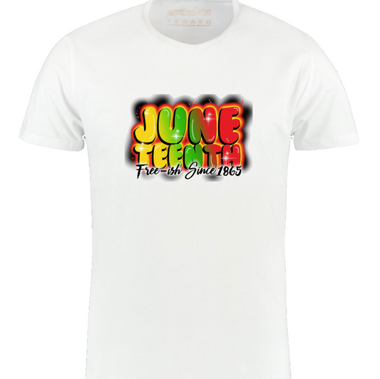 Juneteenth | Freeish Since 1865 Graffiti Font | Myles Print