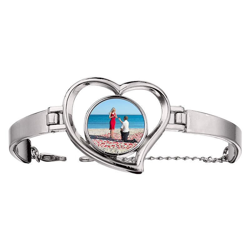 Custom Heart Shaped Bracelet | Myles Print