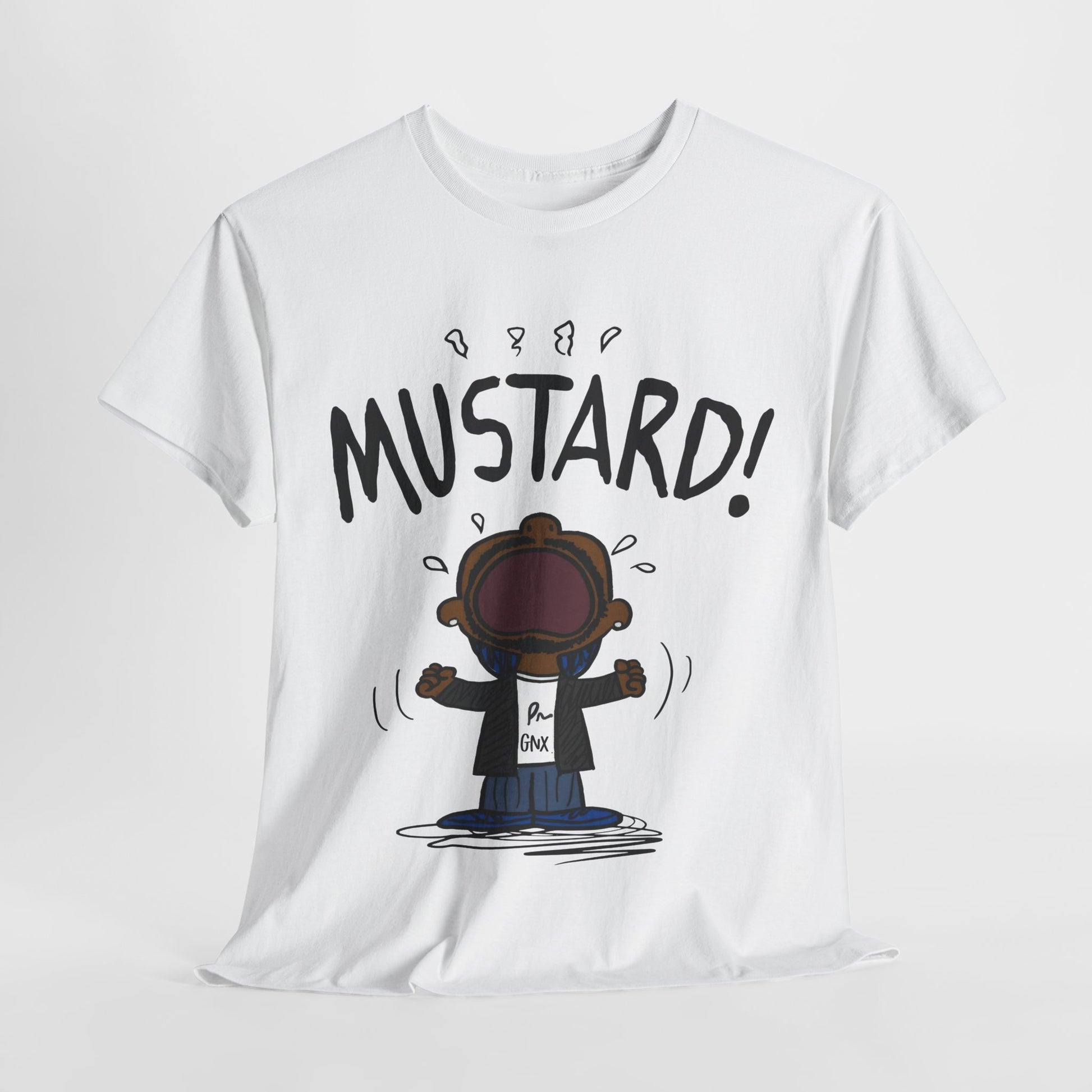 Kendrick Lamar Mustard GNX Meme Shirt White | Myles Print