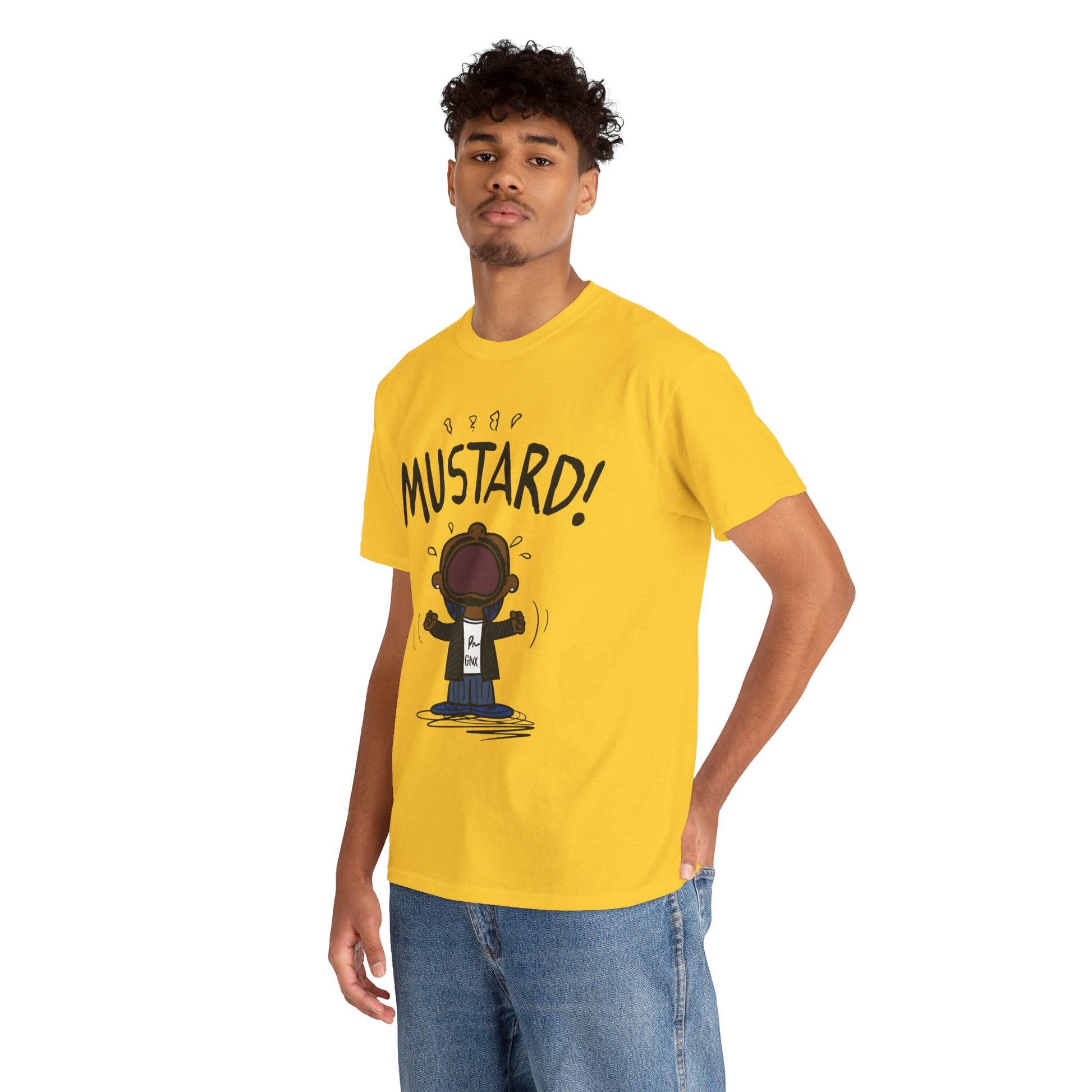 Kendrick Lamar Mustard GNX Meme Shirt Yellow | Myles Print