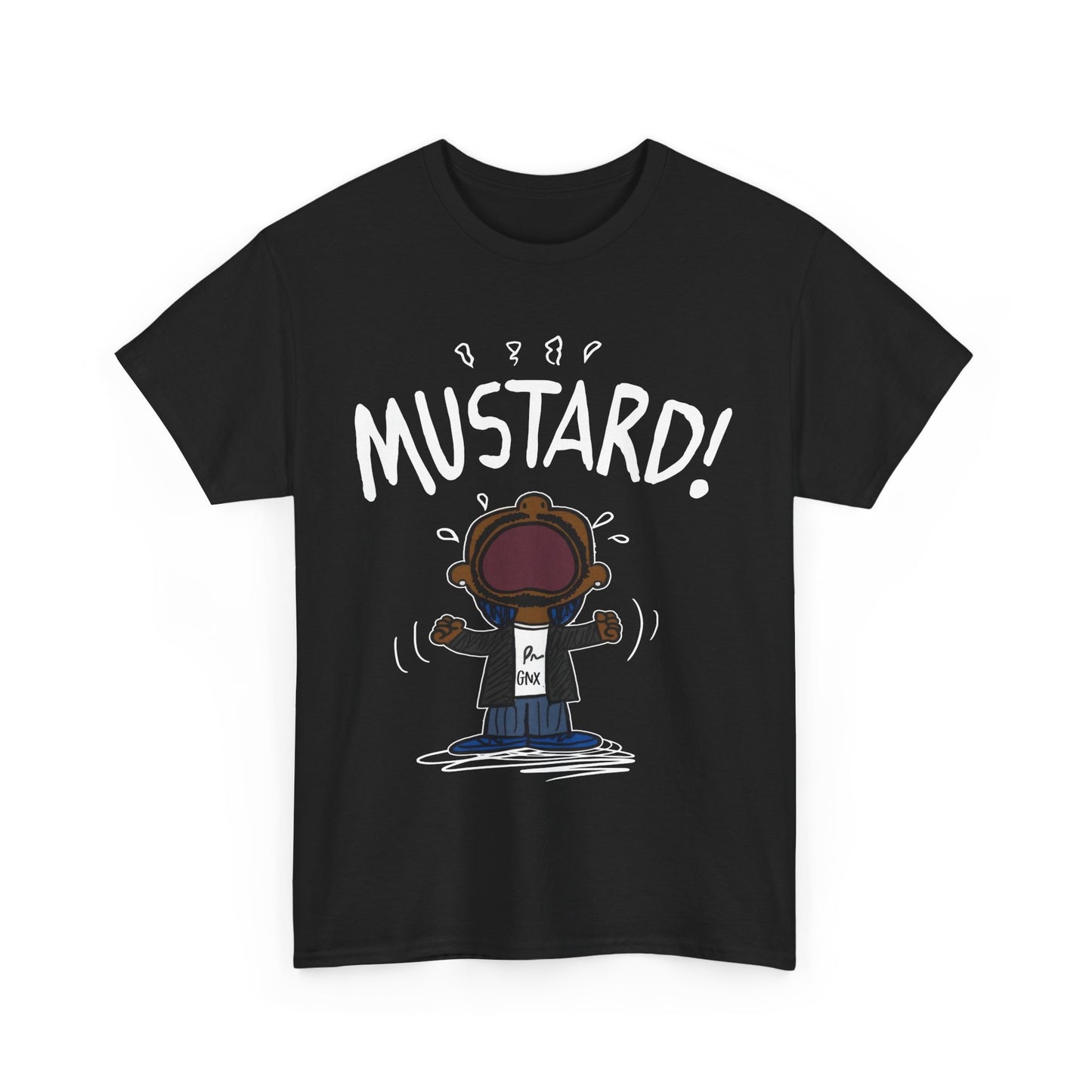 Kendrick Lamar Mustard GNX Meme Shirt Black | Myles Print