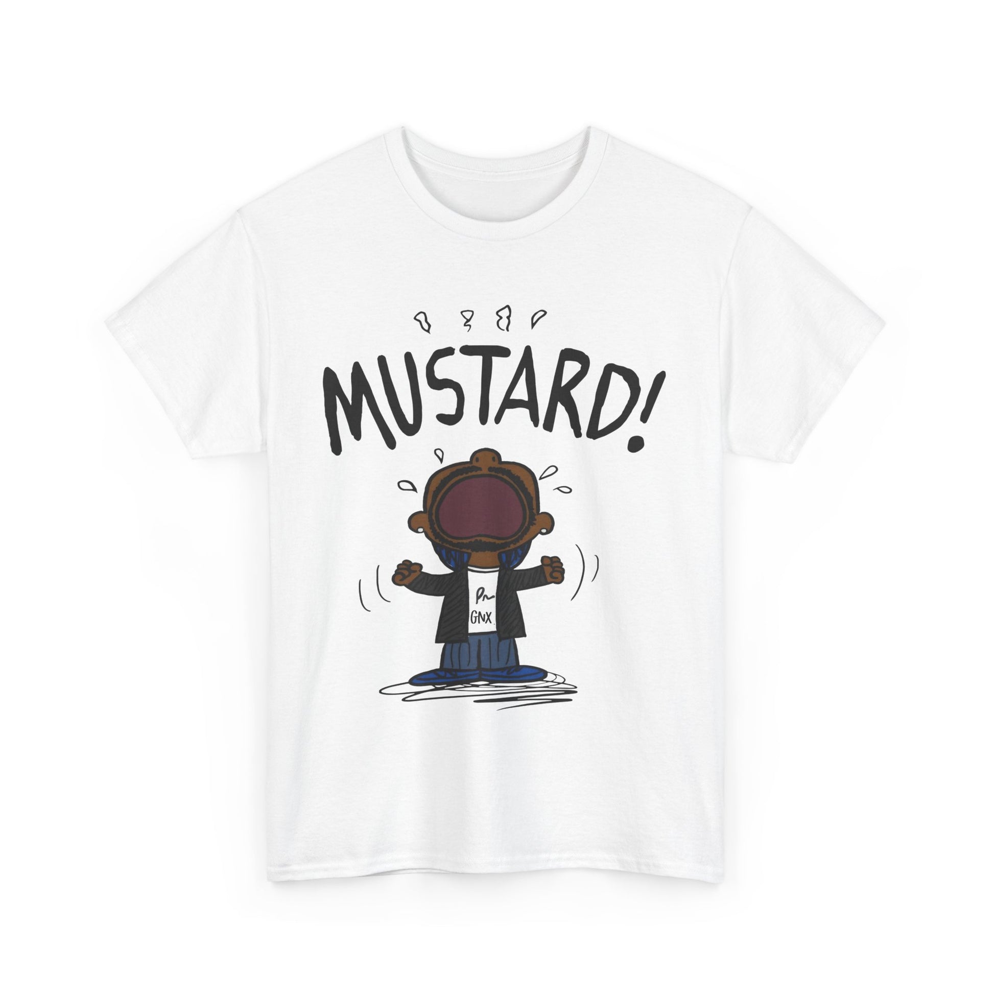 Kendrick Lamar Mustard GNX Meme Shirt White | Myles Print