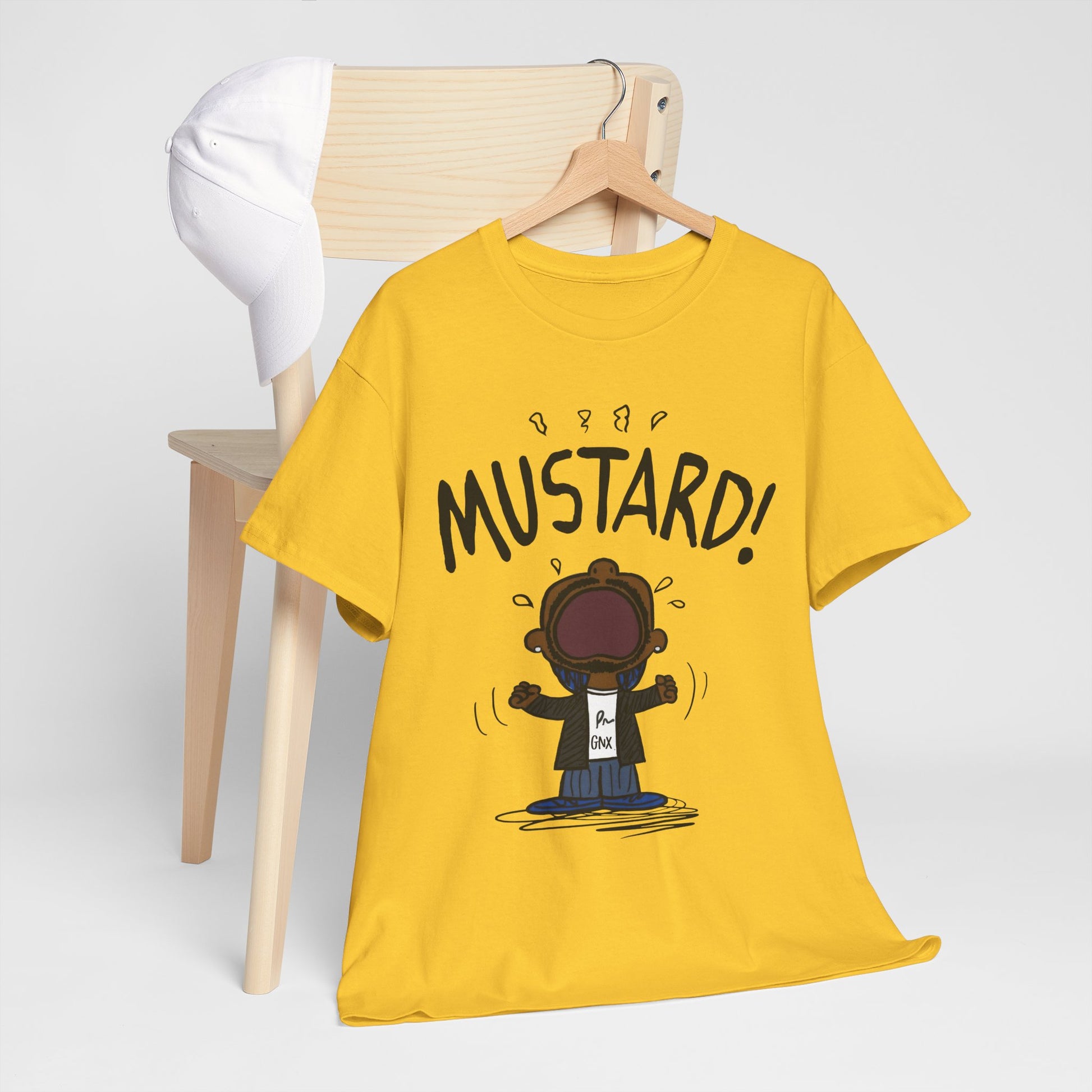 Kendrick Lamar Mustard GNX Meme Shirt Yellow | Myles Print