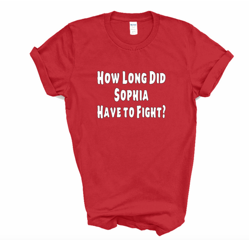 How Long Did Sophia Have To Fight? (Red) | Myles Print